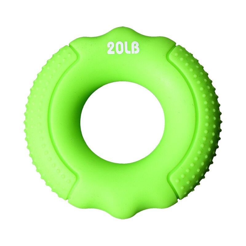 Silikon Einstellbare Hand Griff 20-80LB Greif Ring Finger Unterarm Trainer Karpaltunnelsyndroms Expander Muskel trainieren ÜSpund Fitnessstudio Fitness: Grün