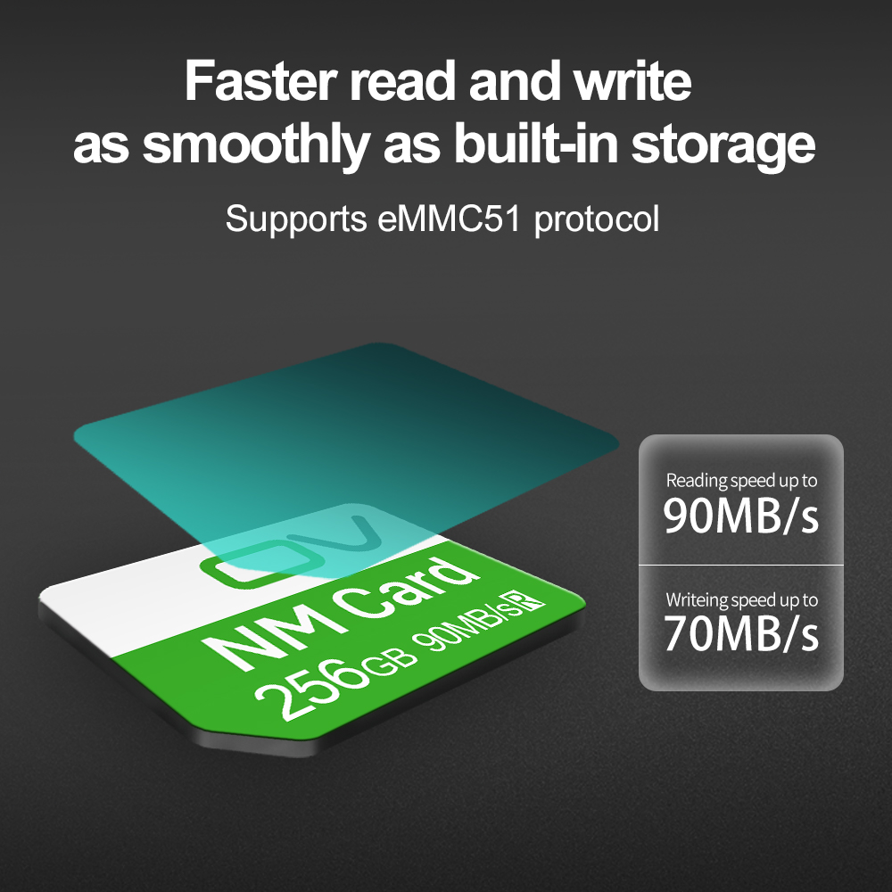 OV Mini Nano Memory Micro SD Sim Card per Huawei P30 P40 Mate 20 40 50 Pro Lite Honor Enjoy 256GB 125GB 64GB Schede NM Ncard