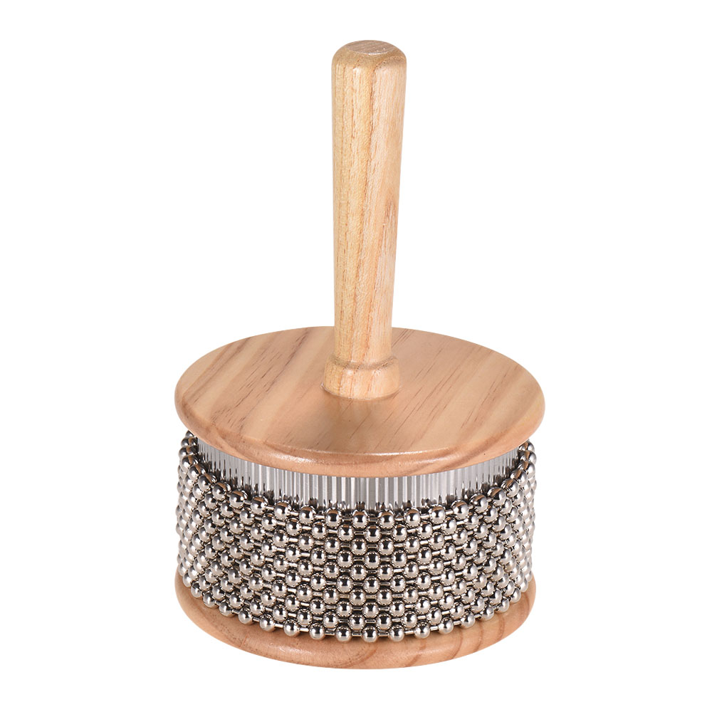 Hand Shaker Instrument NIU MANG 6Pcs Wooden Hand Percussion Instrument Set Large Wooden Cabasa Percussion Instruments For Adults