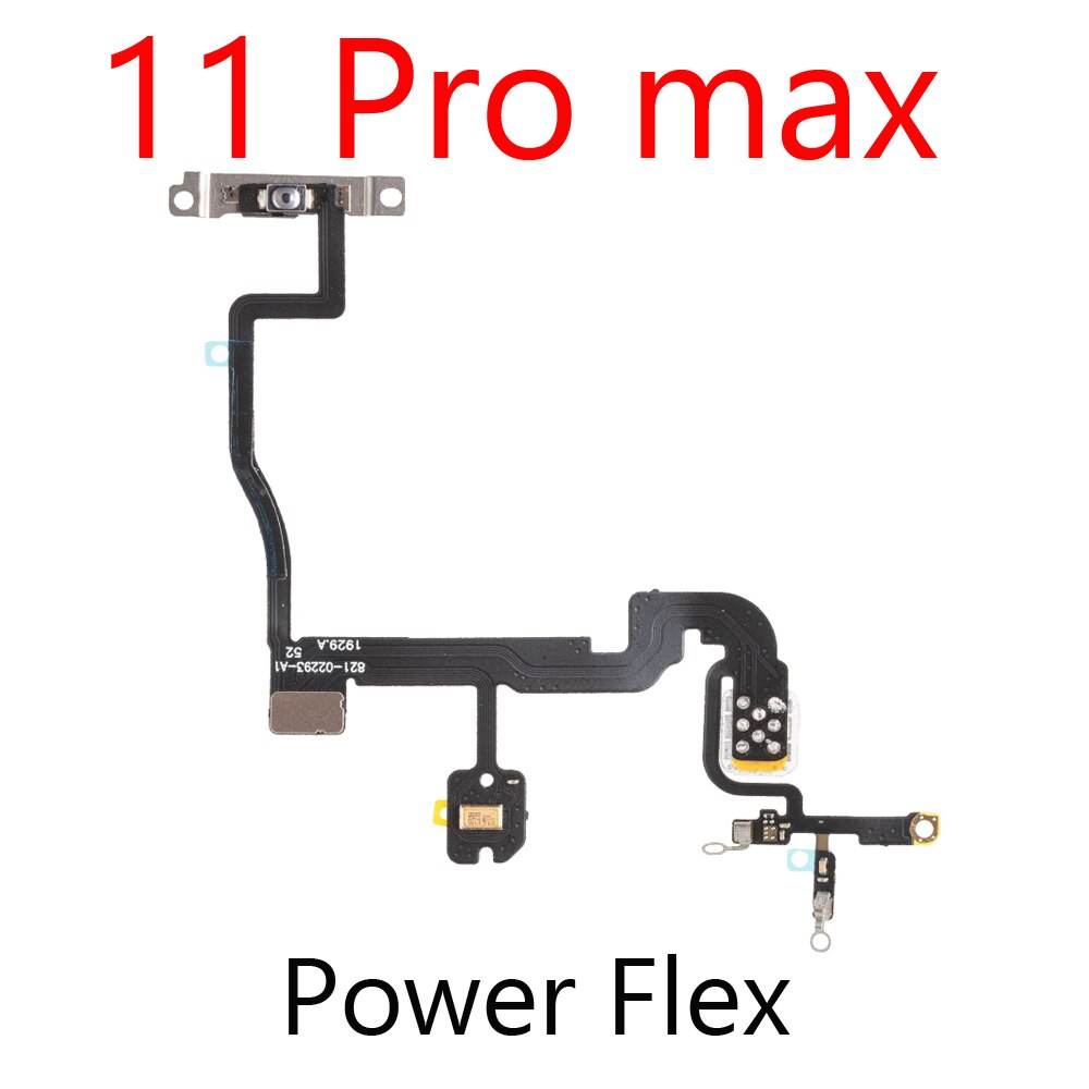 na wyłączony przycisk boczny zasilania przewód kabel z lampą błyskową dla iPhone 11 11 zawodowiec 11 zawodowiec max części zamienne: 11 Pro max Power