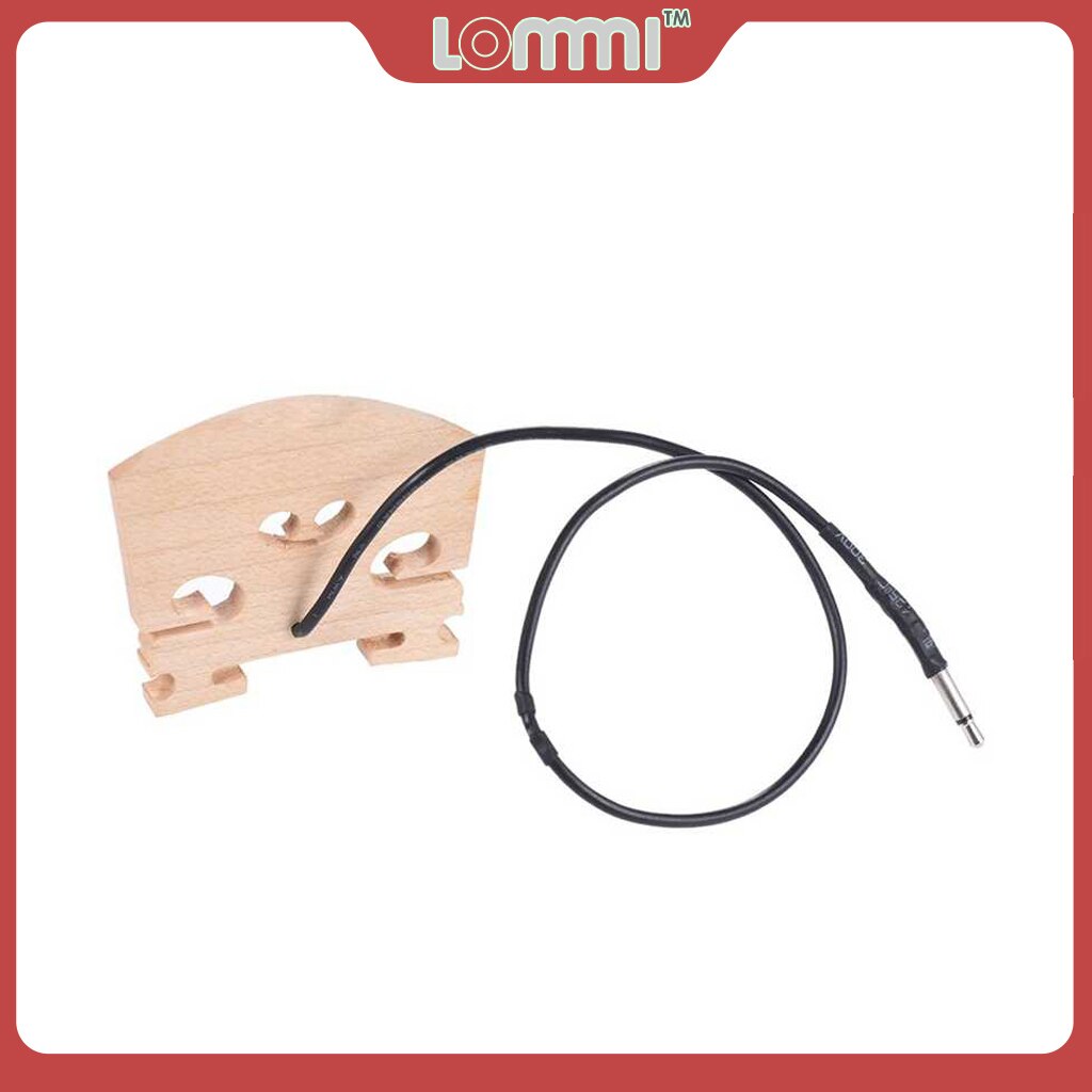 LOMMI – pont de micro piézo pour violon électrique acoustique 4/4, en céramique, à monter soi-même, 4/4