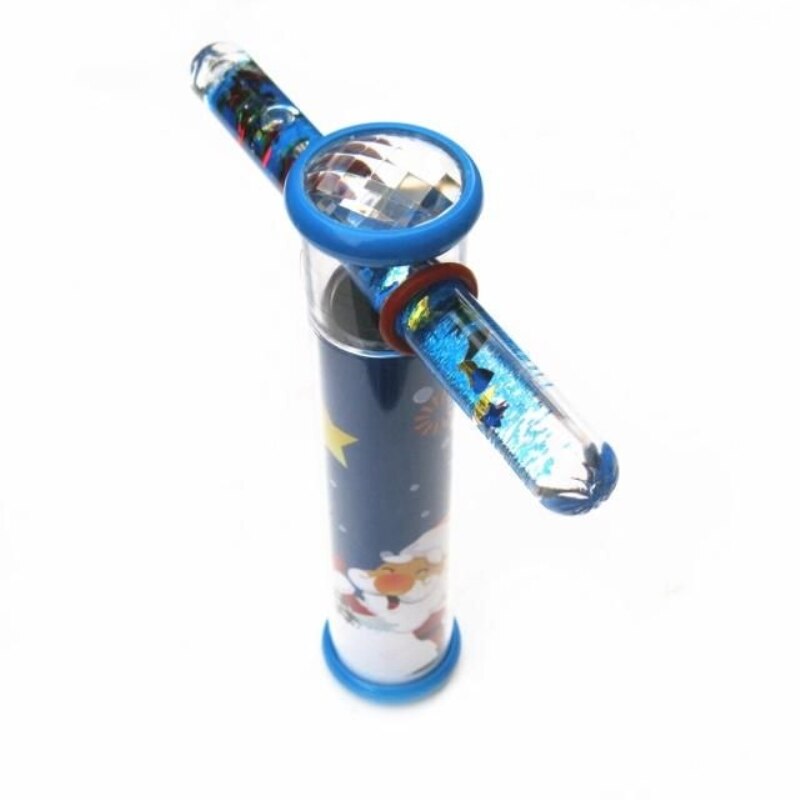 Fantastische Angebot Nette Lustige Bunte Kaleidoskop für freundlicher Flüssigkeit Fantasie funkeln Wunder Zauberstab Kreuz bilden: Blau Santa Karosserie