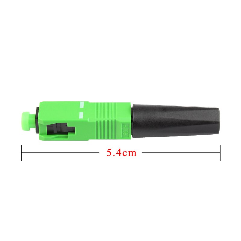 100PCS FTTH quick connector Embedded SC APC Fiber Optic Fast Connector single-mode SCAPC fiber optic connector: Default Title