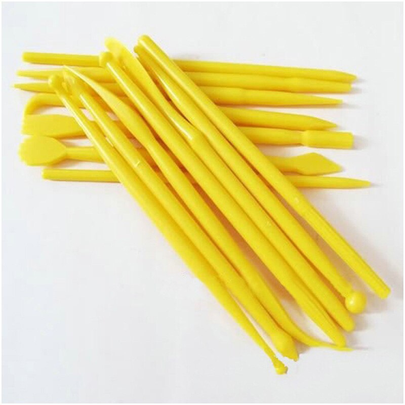 14pcs/set Plastic Clay Sculpting Set Cake Decorating Tools Set for Shaping Clay Playdough Tools Toys Polymer Modeling Clay Tools