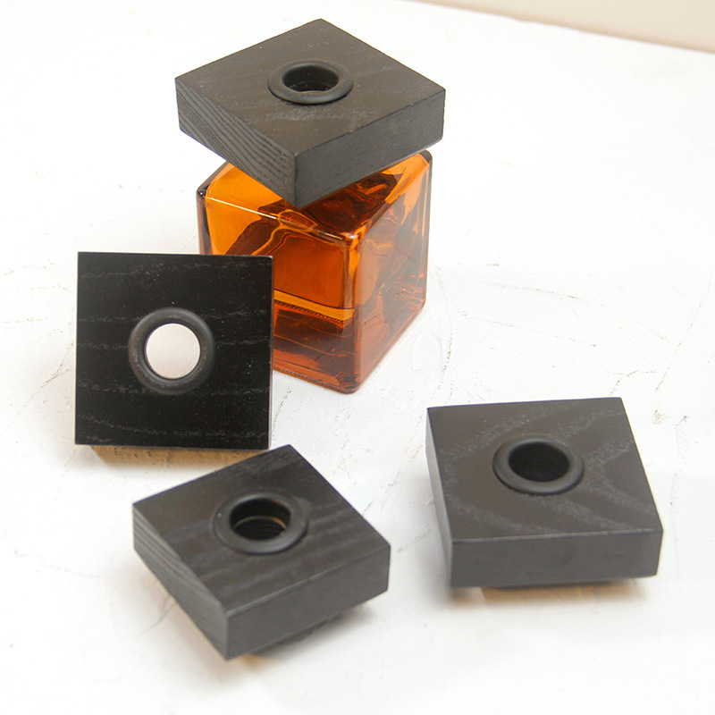 10 Stks/partij Natuurlijke Ashwood/Beuken/Grenen Houten Cap Voor Aromatherapie Diffuser Riet Diffuser Thuis Geur Etherische Olie Hout cap