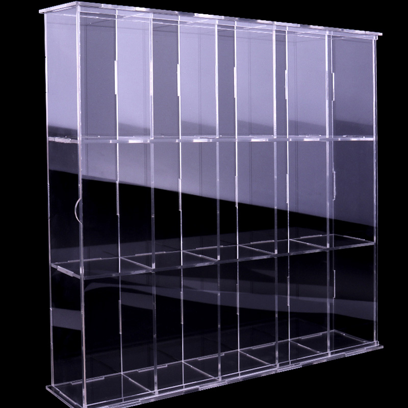 Transparent Acrylic Display Storage Case Box Perspex ShowCase Dustproof For Garage Kit Doll Model Cars Figures Collectibles