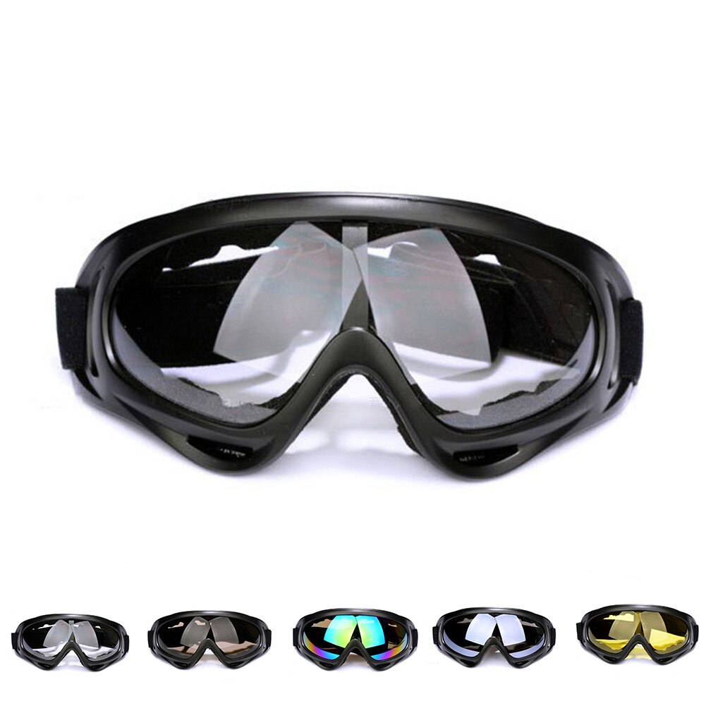 Outdoor skibril motor snowboard sport anti wind stof motorbril abs kunststof reflecterende lens