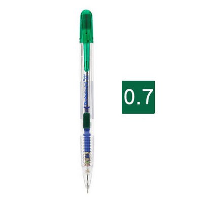 Pentel PD105T Side Press 0.5mm 0.7mm Mechanical Pencil For School And Office Stationery: 1- pcs green 0.7mm