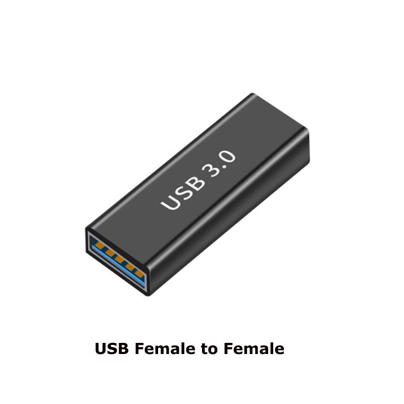 1pcs Micro usb3.0 90/180 Degree Right Angle USB 3.1 Type C Male To Female USBC female to female male to male Converter Adapter: NO.10