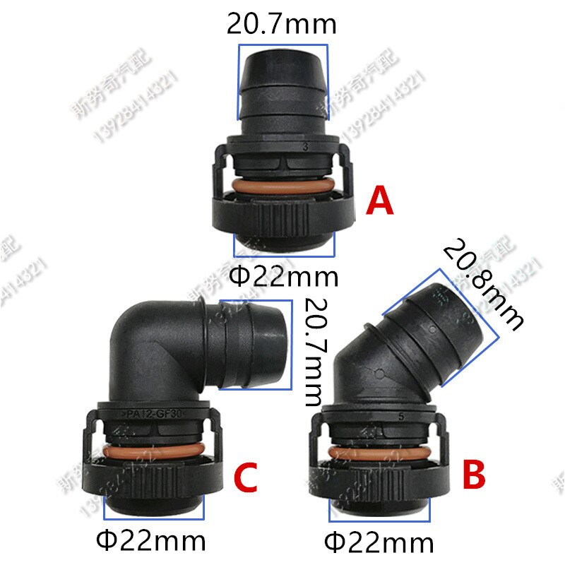 22mm id18 id20 pakoputken liitin muoviset pakoputken liittimet 2 kpl paljon