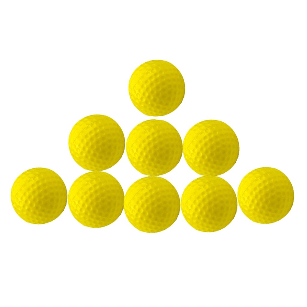 Set Of 10 Golf Training Ball φ4.2cm For Pets Play Beginner Training Aid