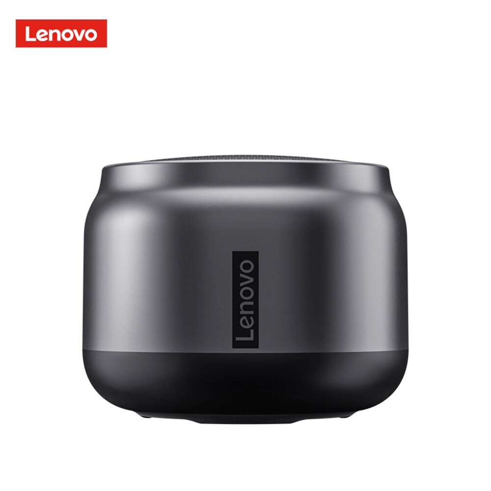 Lenovo K3 Wireless BT Speaker Portable Wireless Stereo Speaker Audio Player 3D Stereo Surround Sound Long Endurance Time Black: Default Title