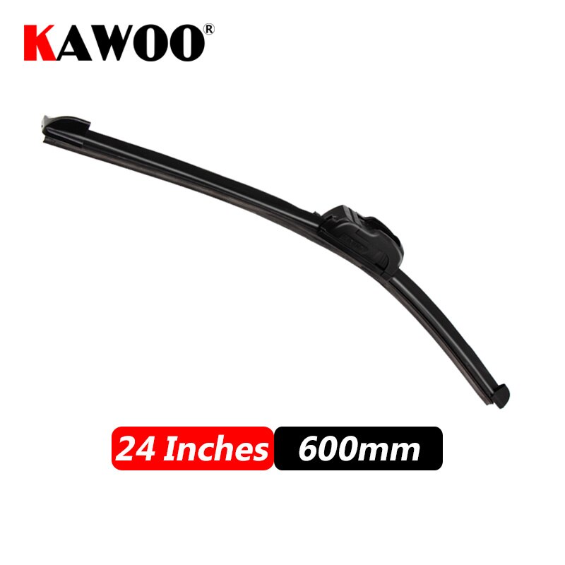 KAWOO Car Wiper Blade U Hook Universal Frameless Bracketless Rubber Car Windshield Wipe Blades 14"16"17"18"19"20"21"22"24"26"28": GRAY / 13Inches 325mm