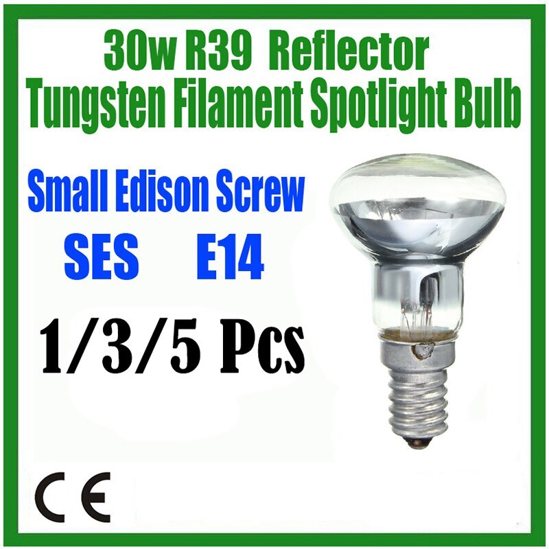 Lámpara de Lava de repuesto E14 R39, foco de 30W, tornillo en bombilla, Reflector claro, bombillas de luz, lámpara de filamento incandescente de Lava