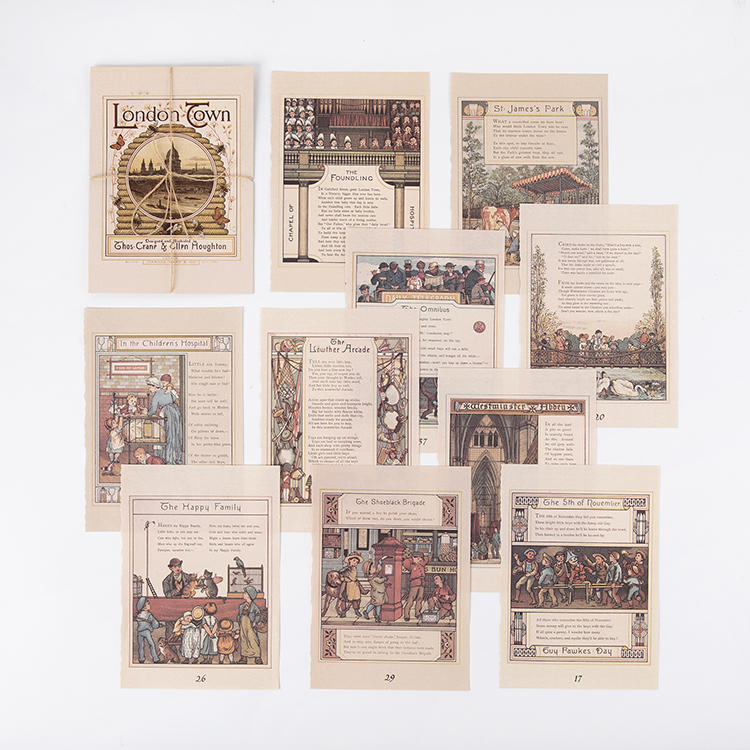 10 teile/los Vintage INS Simulation Alte buchseite Scrapbooking material papier Dekoration DIY Retro Alte zeitung Hintergrund papier: Licht Grün