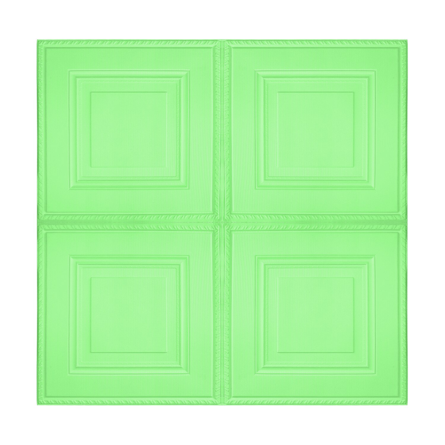 Three-dimensional wall stickers living room TV background wall wallpaper decorative wallpaper waterproof wall stickers: green