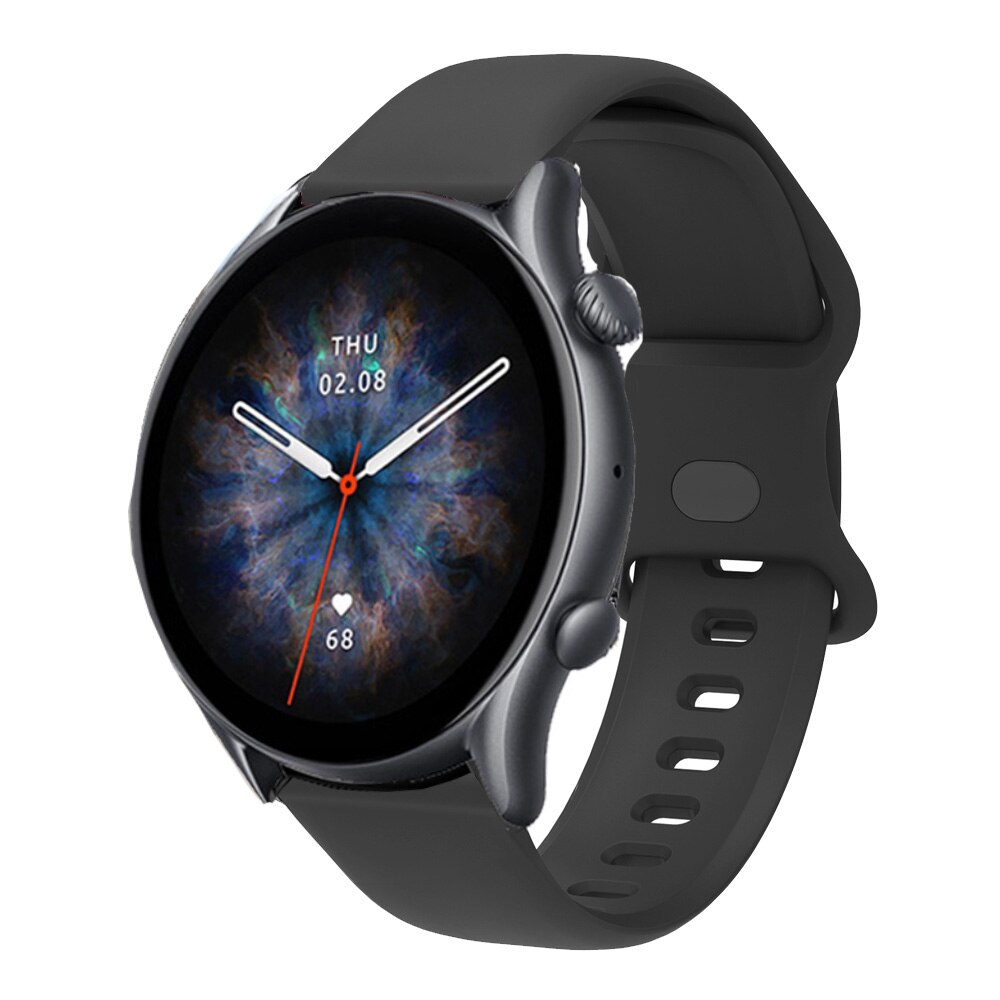 Correa de silicona para reloj Huami Amazfit GTR 3 Pro GTR3, repuesto de pulsera de 22mm para reloj Amazfit GTR 2 2E de 47mm