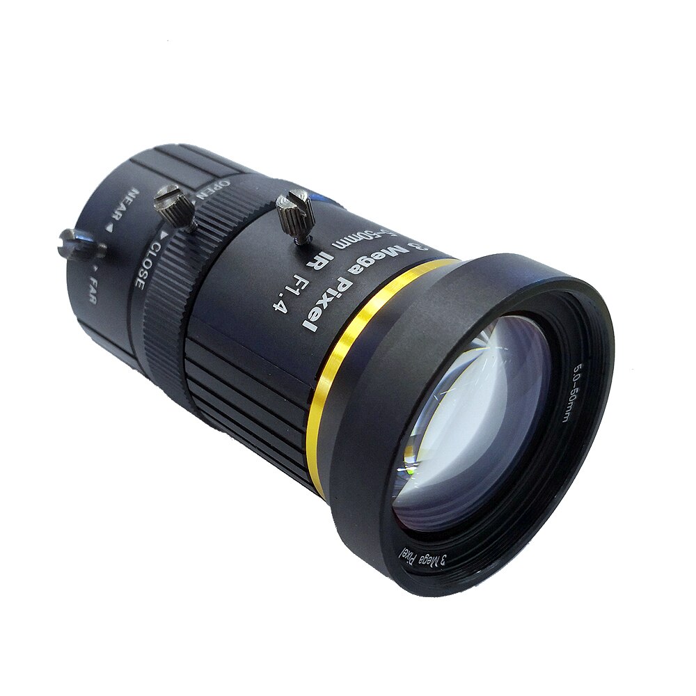 3MP CS Camera Lens 5-50mm manual Varifocal CCTV Lens for IP Camera AHD camera