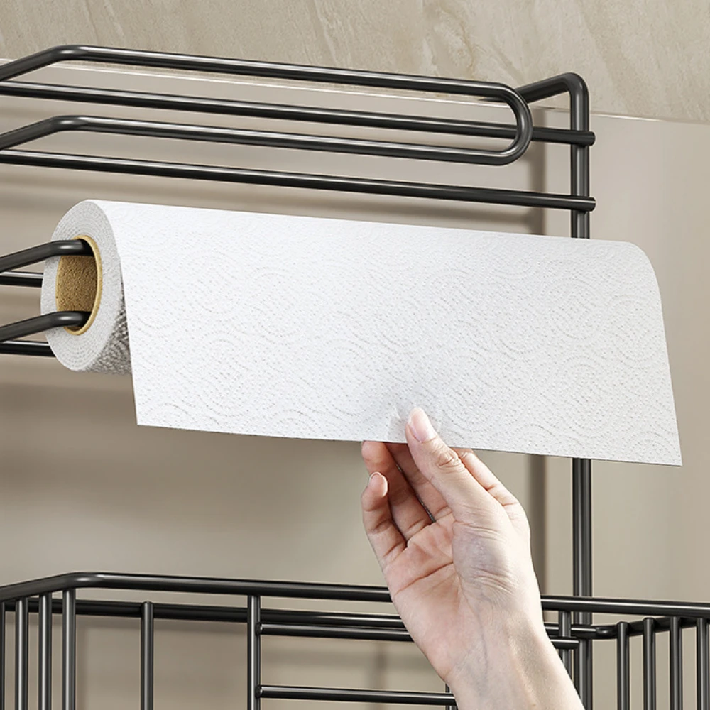 Kitchen Refrigerator Side Shelf Space Saving Spice Storage Rack Kitchen Fridge Shelf Rack Refrigerator Kitchen Organizer Shelf