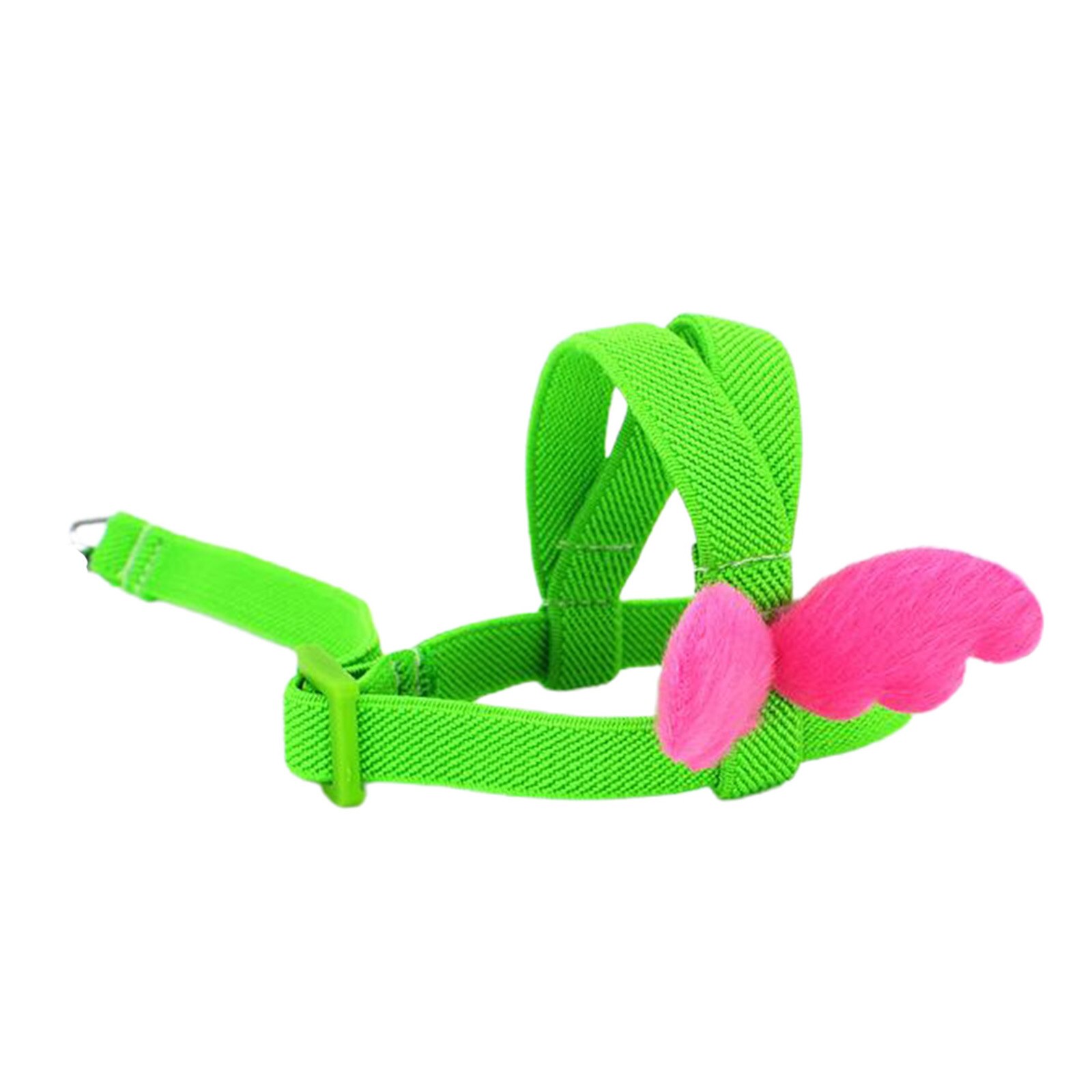 Papegaai Bird Harness Leash Verstelbare Vogel Vliegende Harnas Trekkabel Met Leuke Wing Voor Papegaaien Duiven: Green 7mm