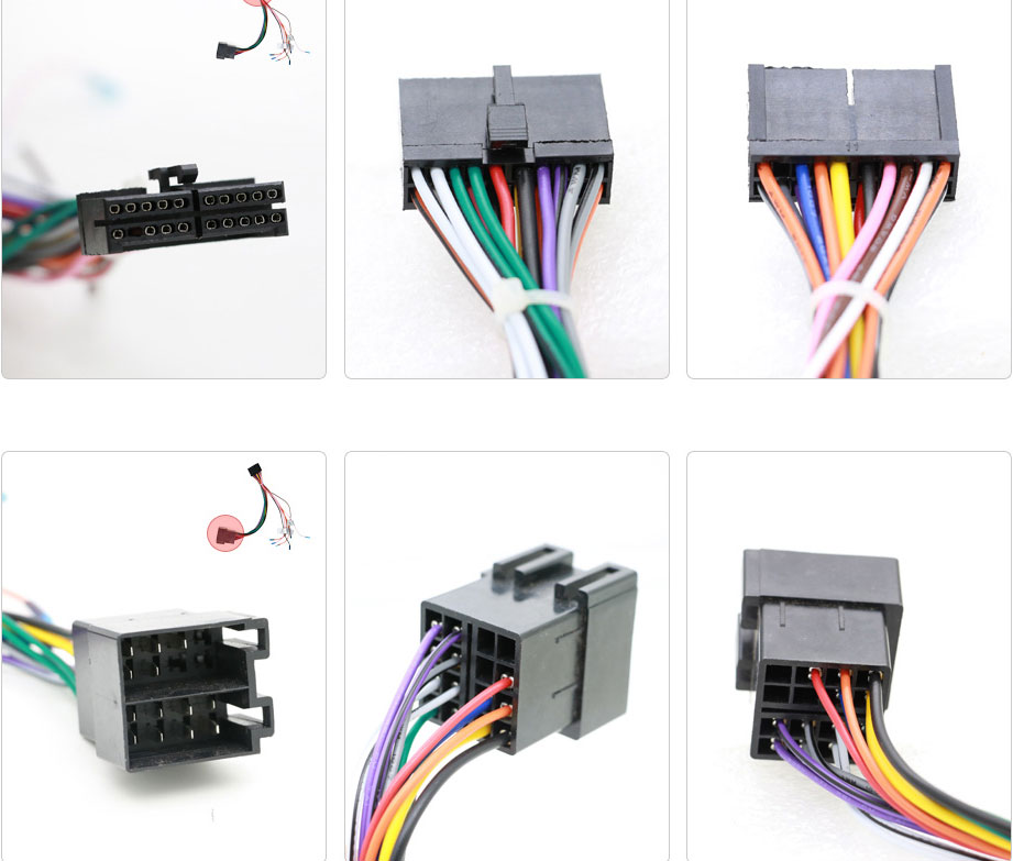 20 pin android 2 din bilradio multimediaspiller universelt tilbehør wire adapter stik stik kabel til vw nissian toyota