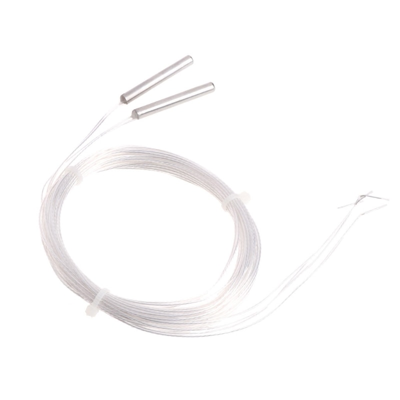 2x 2m PT1000 Probe 4mm*30mm RTD Platinum Resistance Sensor 2 Wires Thermocouple 95AA