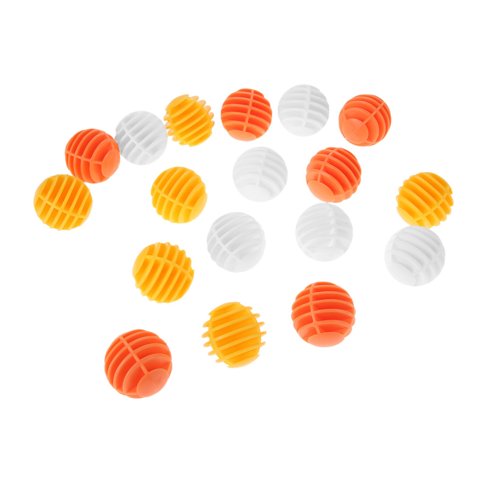 Bolas de Golf espaciadoras, 6 piezas, 42mm, práctica de entrenamiento para Golfista, principiantes, Swing Hit, interior y exterior, bolas de práctica de entrenamiento huecas de plástico