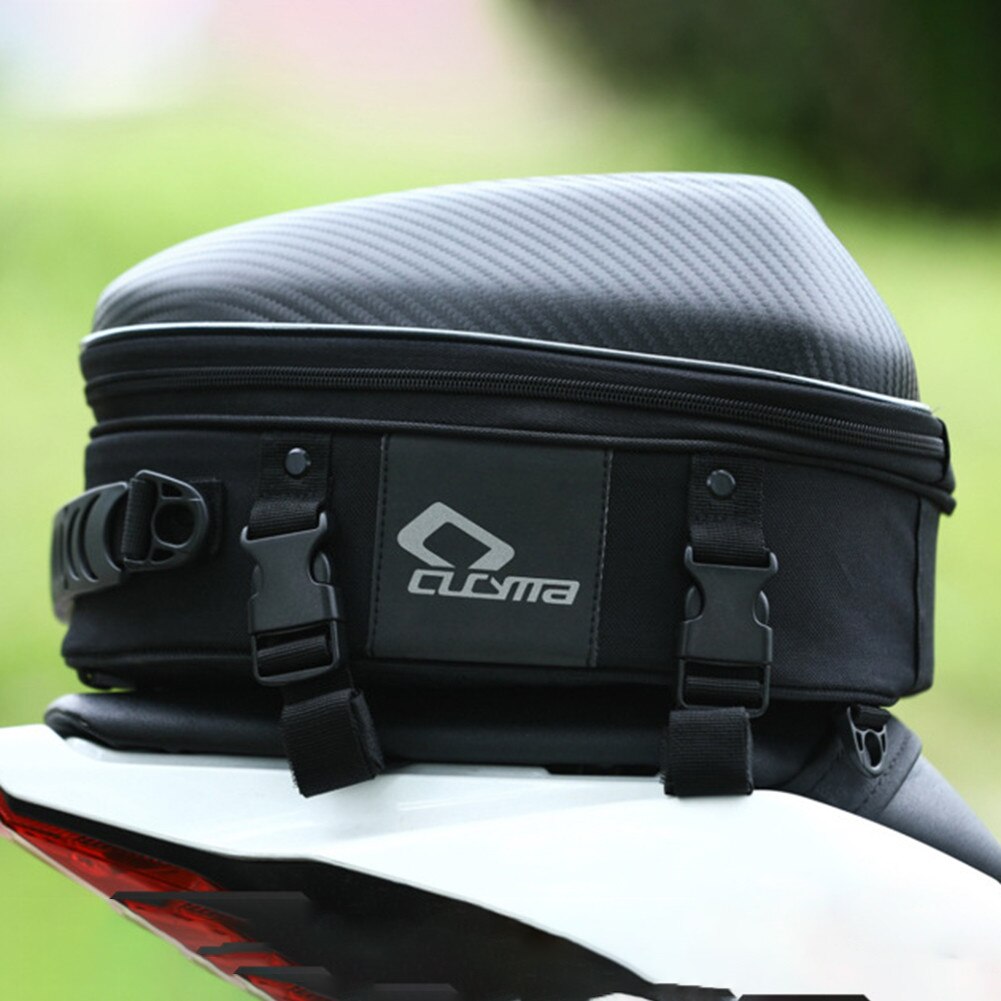 Motorcycle Backseat Saddle Bag Hard Shell Rear Seat motorcycle Tank bags Waterproof Multifunctional Tank Storage Backpack: Default Title