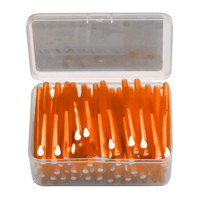 Cepillo Interdental desechable de 60 uds., escobillas suaves, limpiador de hendidura Dental, blanqueador Dental, cepillo de alambre, palillo Dental, palo de hilo Dental 31