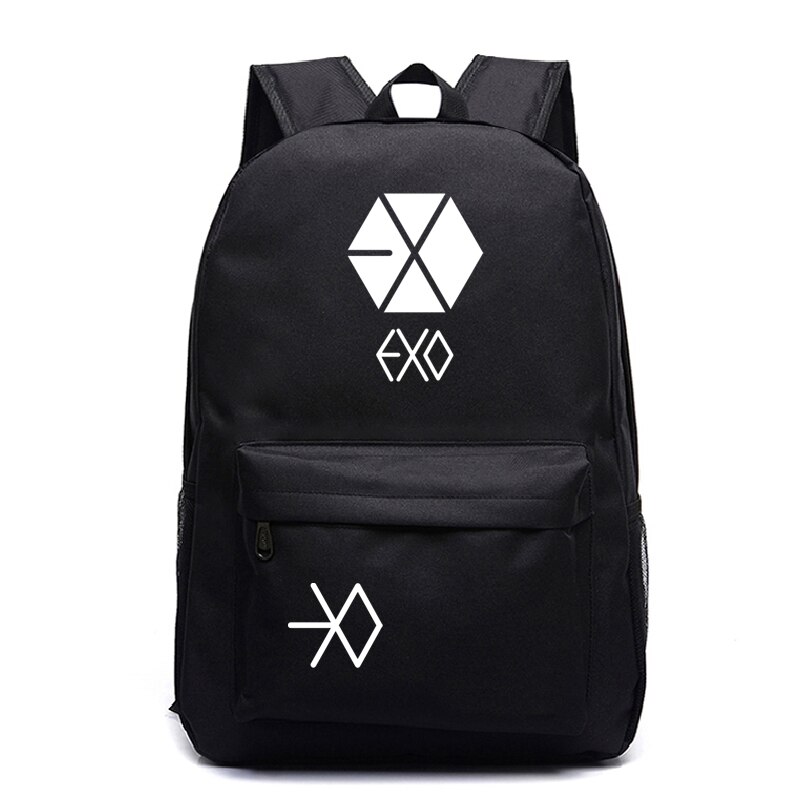 EXO-bolsas de para la vuelta al colegio, Mochila escolar informal para adolescentes, Mochila escolar de hombro para ordenador portátil, novedad de