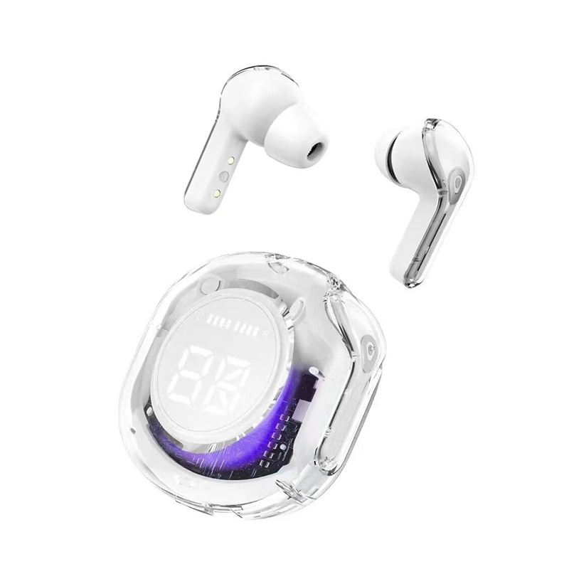 PRO T8 TWS słuchawki Bluetooth 9D Stereo bezprzewodowe słuchawki douszne słuchawki HiFi zestaw głośnomówiący z mikrofonem dla Xiaomi iPhone: WHITE