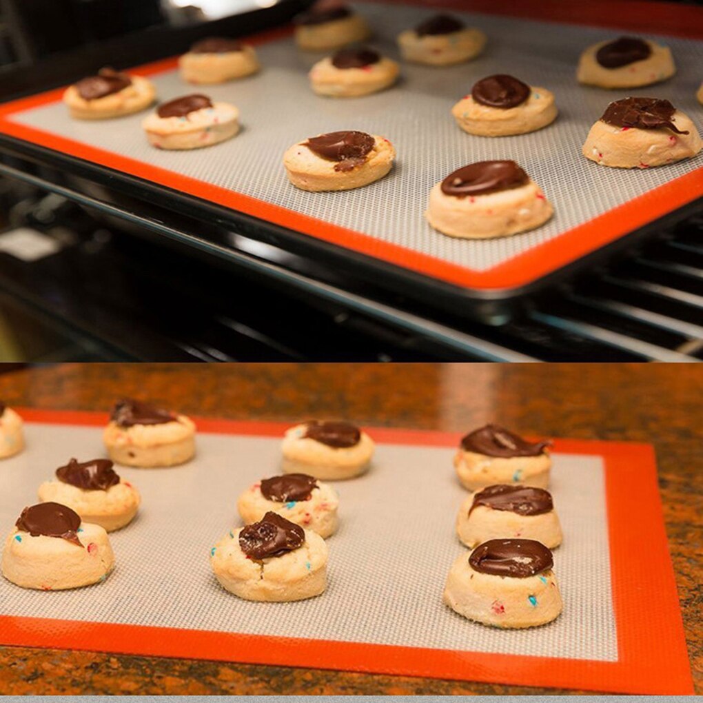Silicone Baking Mat Non-Stick Oven Sheet Liner Bakeware Pad For Cake Cookie Bread Macaron Pastry Kitchen Accessories Baking Tool