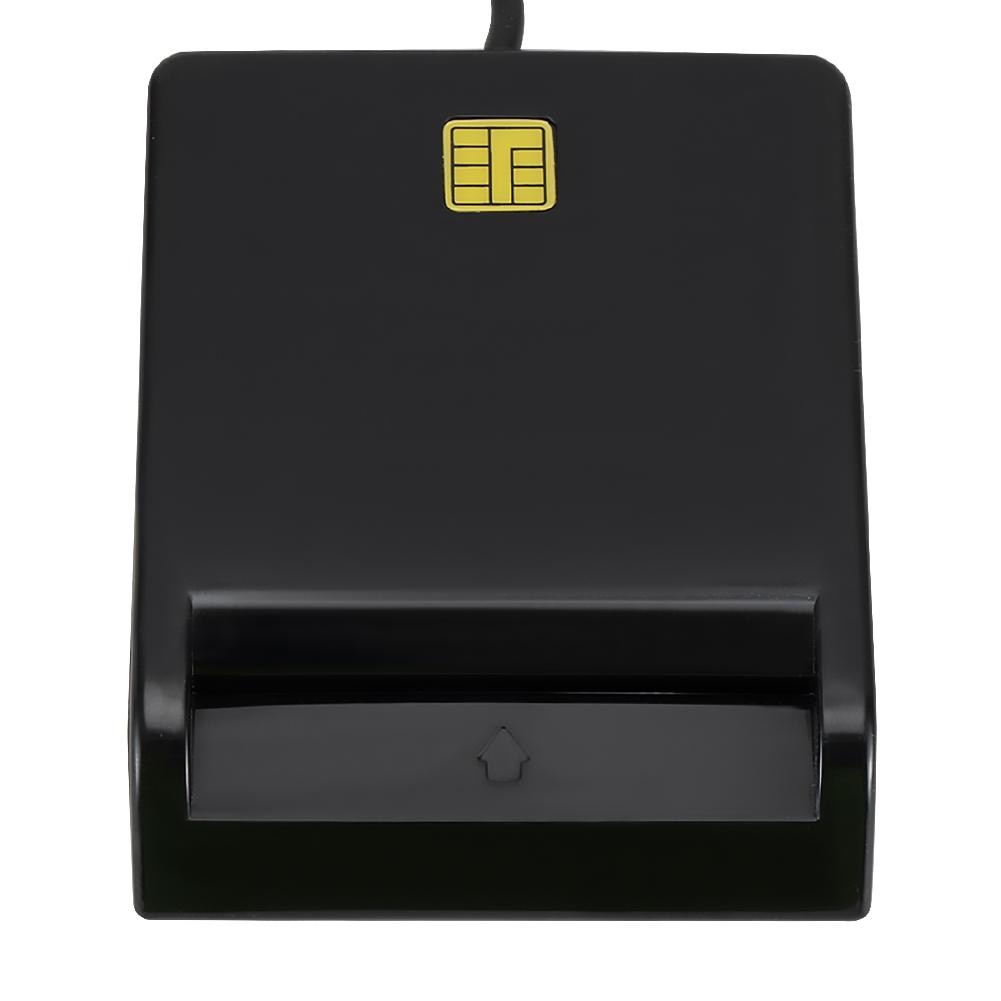 Draagbare Usb Smart Card Reader Voor Bankkaart Ic/Id Emv Kaartlezer Voor Windows 7 8 10 Linux os USB-CCID Iso 7816 Usb Kaartlezer