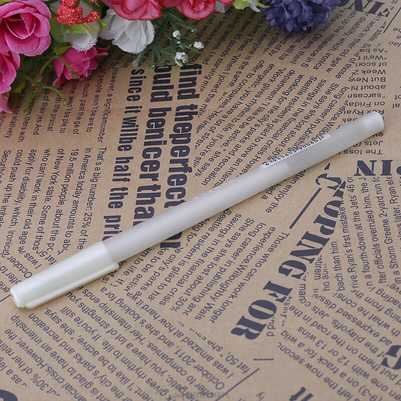 White Hook Liner Pens Black Paper Highlighter Reviser 0.8mm F24 21