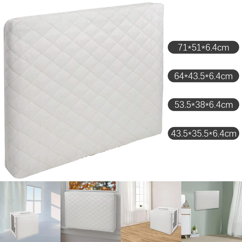 Indoor Air Conditioner Cover Window Unit Cover Anti-Dust Easy Install for Inside Window AC
