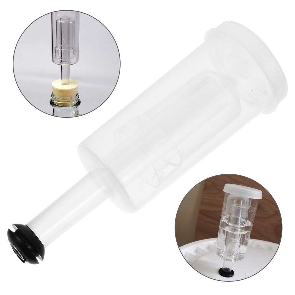 1 Set Three-piece One-way Brewing Fermentation Stopper (Assorted Color)