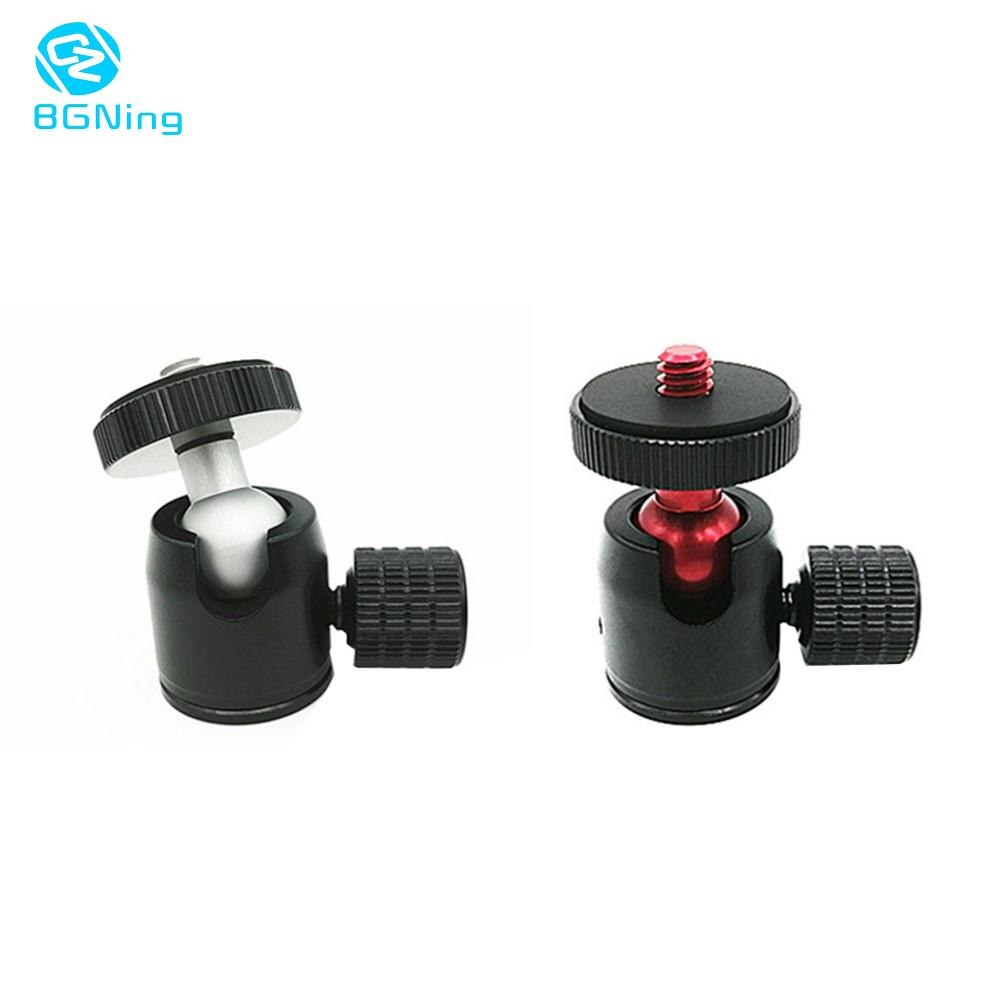 Trépied Mini rotule pivotant 360, bouton de verrouillage à vis 1/4, pour appareil Photo DSLR, monopode, support de lampe Flash, accessoires vidéo et Photo