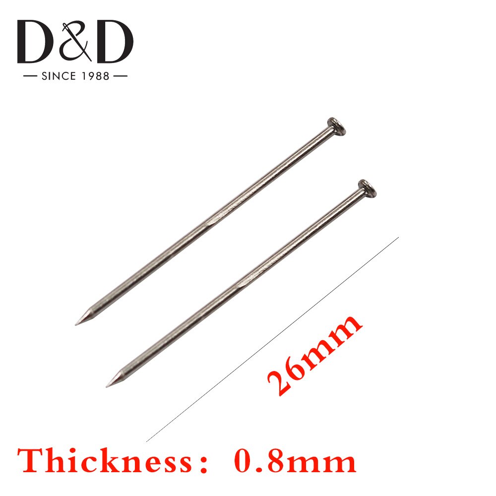 900pcs 26mm Roestvrijstalen Rechte Pins Naaister Fijn Satijn Naaien Head Pins Voor Quilten Sieraden Maken DIY Naaien gereedschap