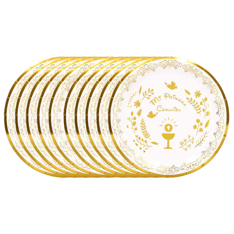 Disposable Food Plates Toxic Free Paper Plate for Picnic for Party