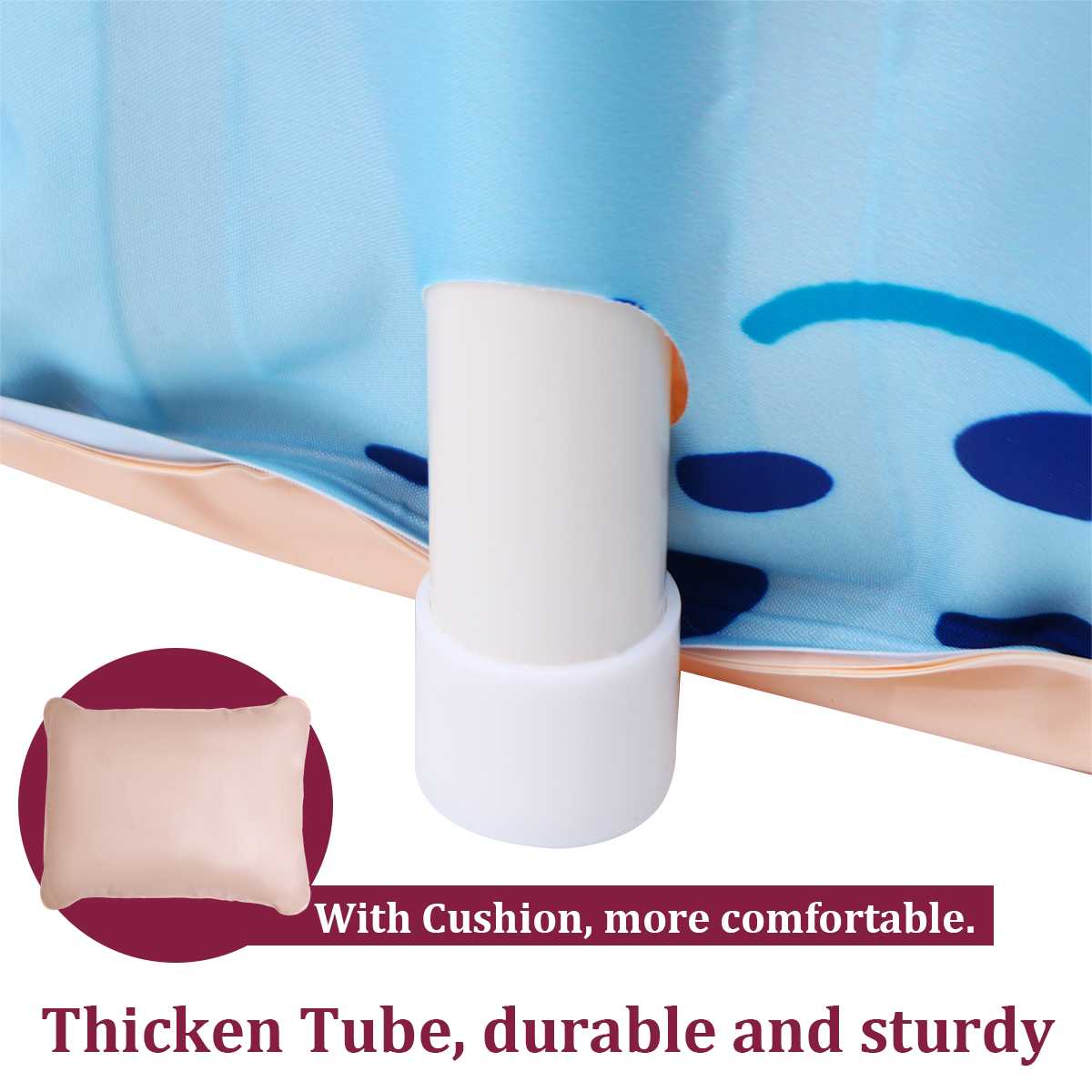 Bañera plegable portátil, cubo grande de baño para adultos, Cubo de baño para bebé, piscina con aislamiento separado, bañera de hidromasaje para baño familiar