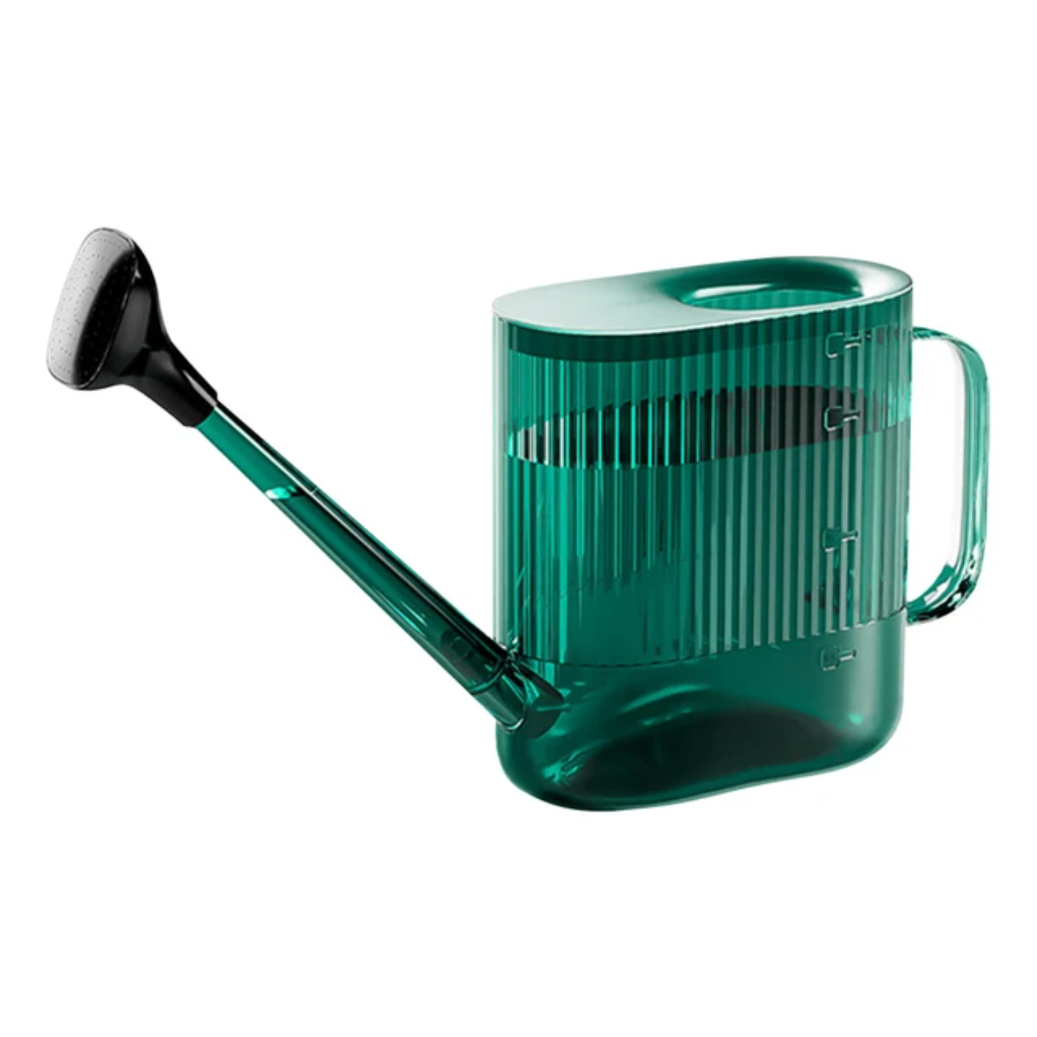 1800ML Garden Watering Can with Sprinkler Plastic Watering Can Modern Water Can Indoor and Outdoor Plants: green