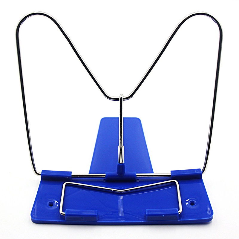 1 PCS Affordable Adjustable Angle Portable Reading Book Stand Text Book Document Display Holder: Blue