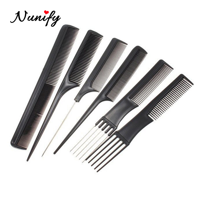 Nunify Reizen Haar Borstel Wide Tand Plastic Hair Brush Kam Nat Detangling Haar Kam Pro Salon Zachte Haarverzorging Styling tool