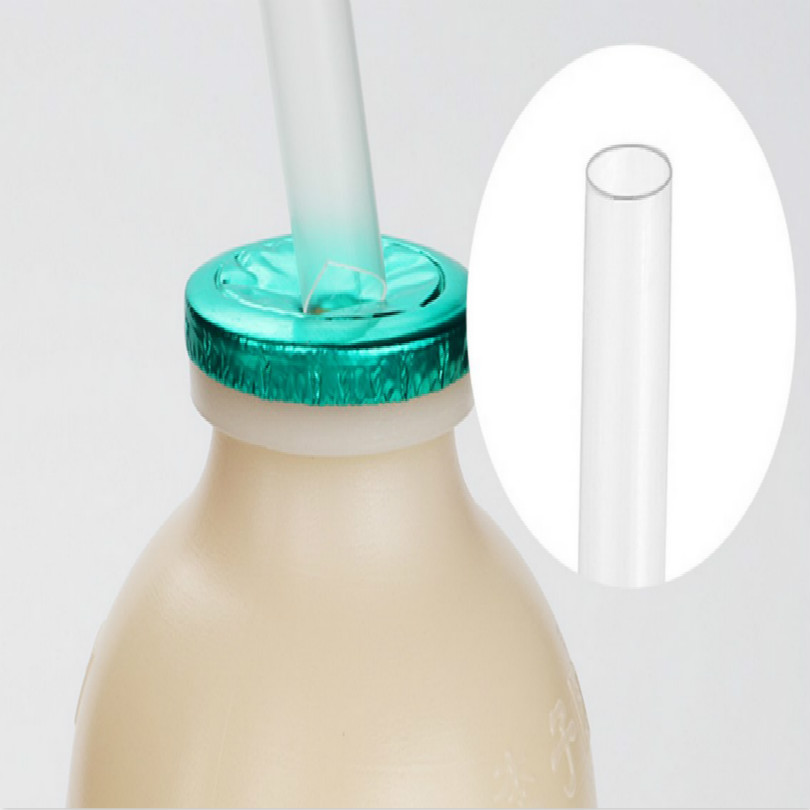 collapsible straw L 205MM D 5MM transparent flexible Disposable straws 300pcs/lot