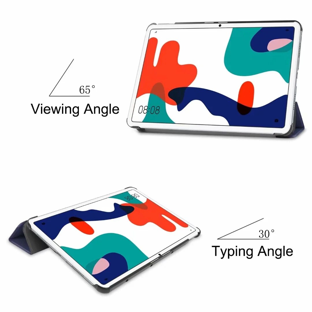 Tablethoes voor huawei matepad 10.4 bah 3-w09 bah 3-al00 magnetische slimme opvouwbare standaardhoes voor huawei matepad 10.4 hoes + pen