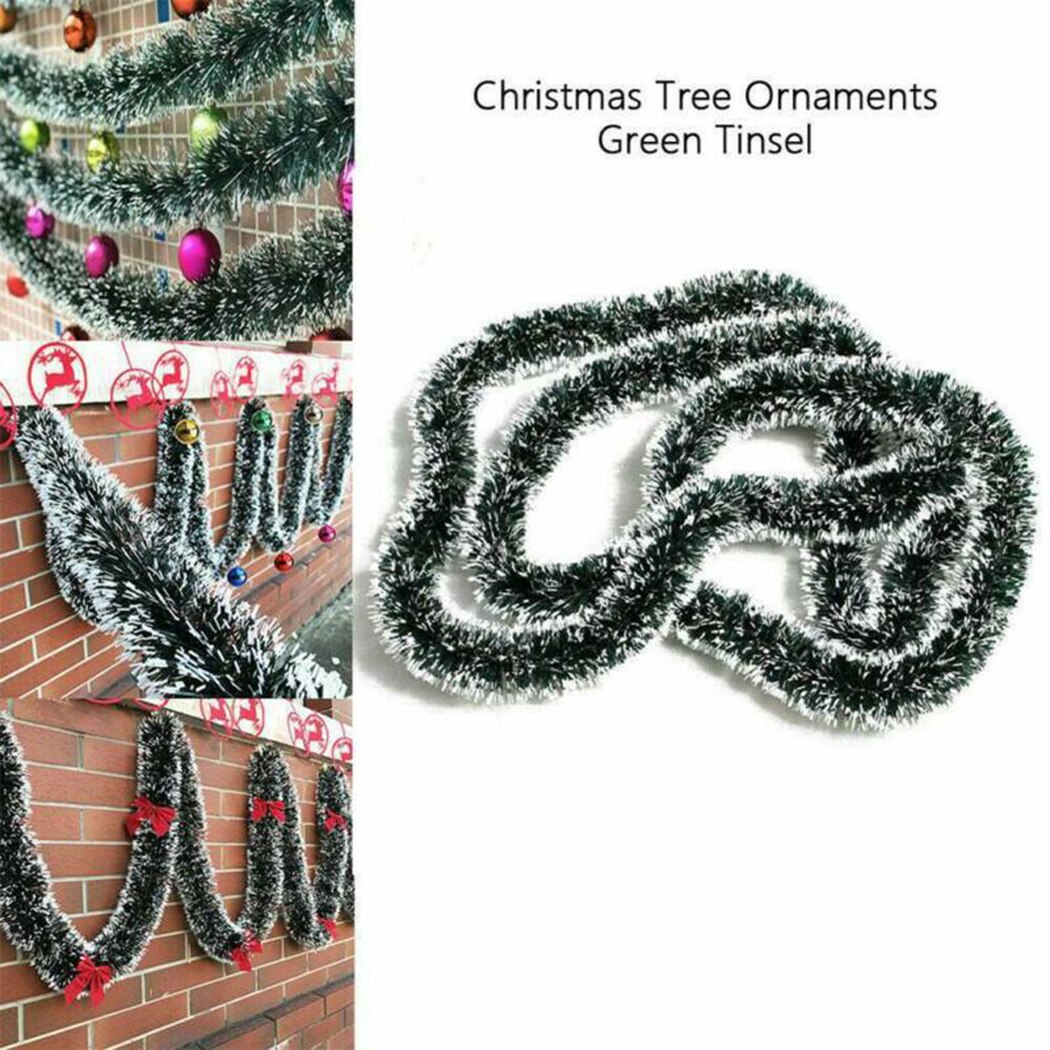 5Pcs Christmas Chunky Tinsel Tree Decoration X'mas Garland 2M (6.5Ft