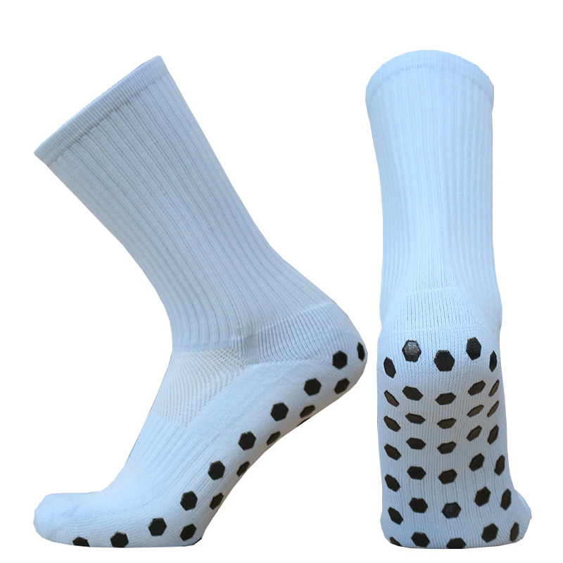 Sport Mannen Vrouwen Anti Slip Fs Voetbal Sokken Baseball Rugby Grip Voetbal Sokken: sky blue
