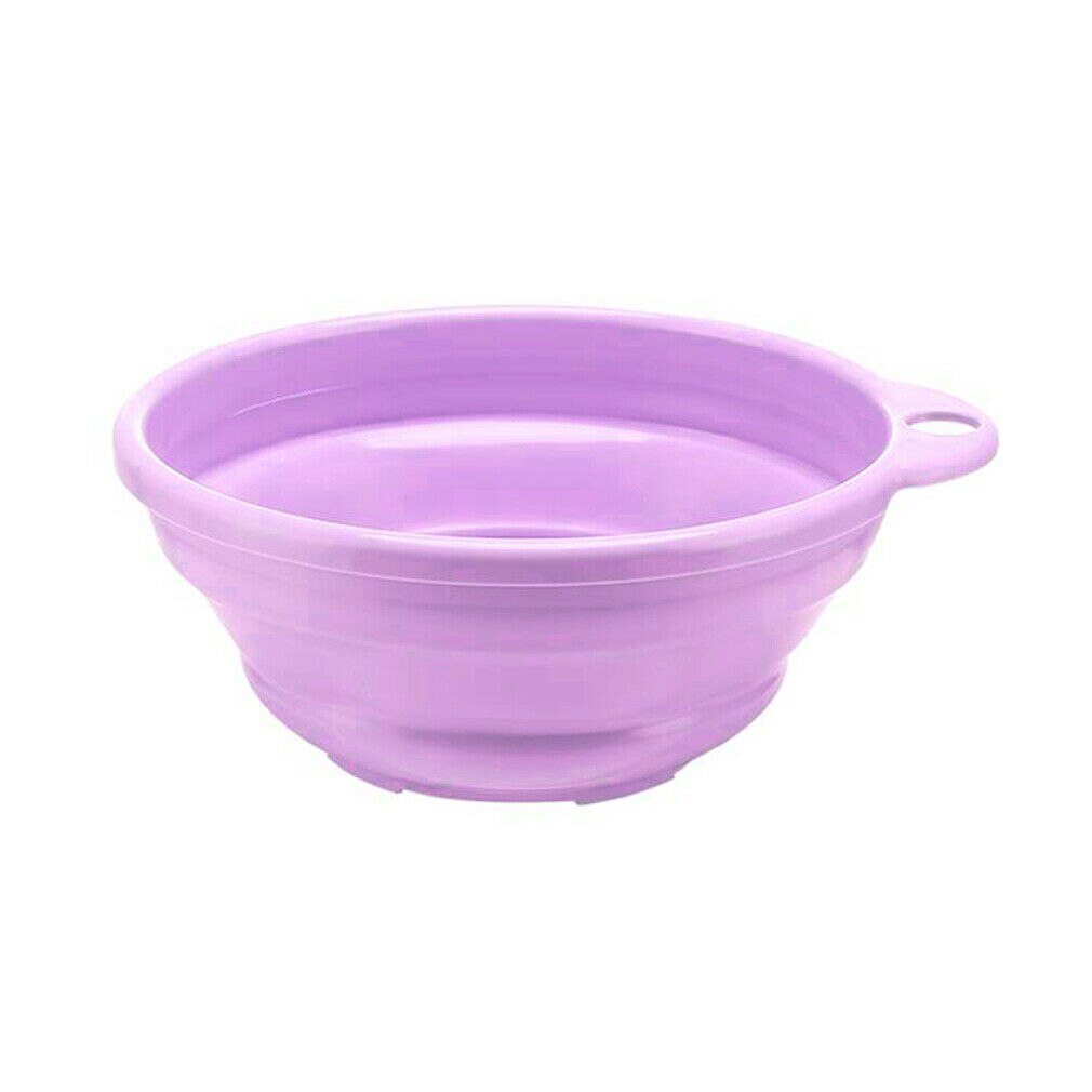 Lavabo plegable para Camping, caravana, ahorro de espacio, lavabo: Púrpura