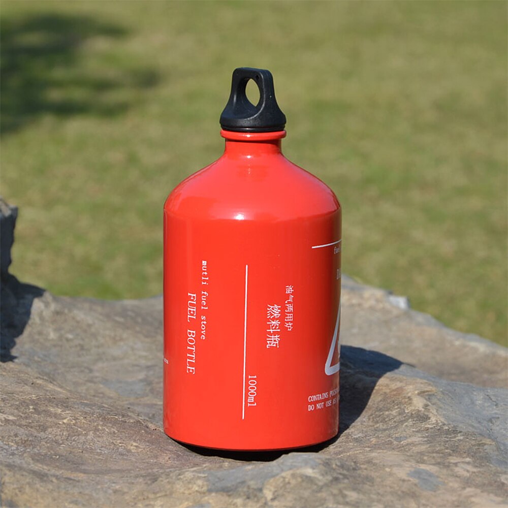 1000ML Empty Fuel Bottle Petrol Kerosene Alcohol Gasoline Container Camping Stove Fuel Bottle Liquid Gas Fuel Bottle Storage Can