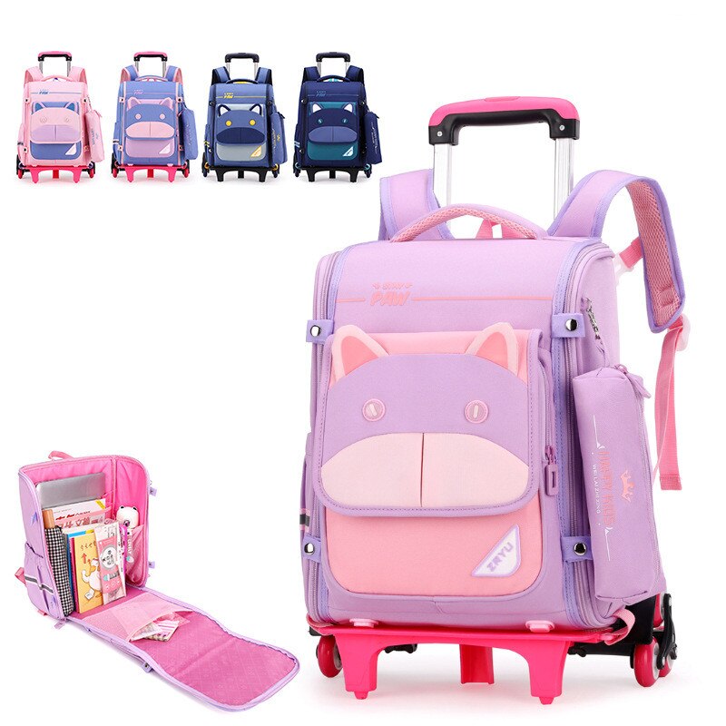 Fengdong zaino per bambini zaino per scuola elementare per ragazzi arrampicata scale zaino per bambini zaino rimovibile per bambini